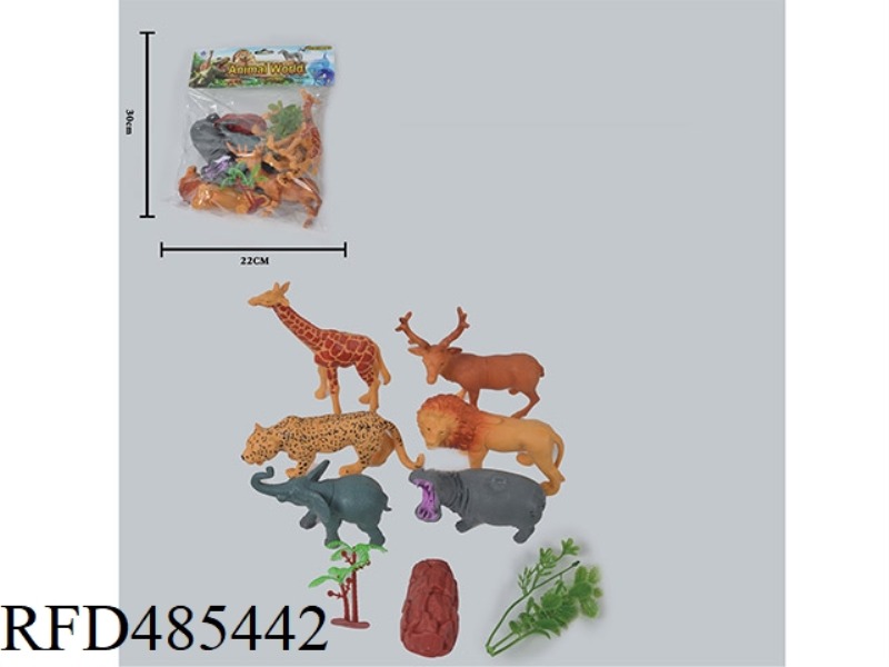 SIMULATION OF WILD ANIMALS SOLID ANIMALS (6)