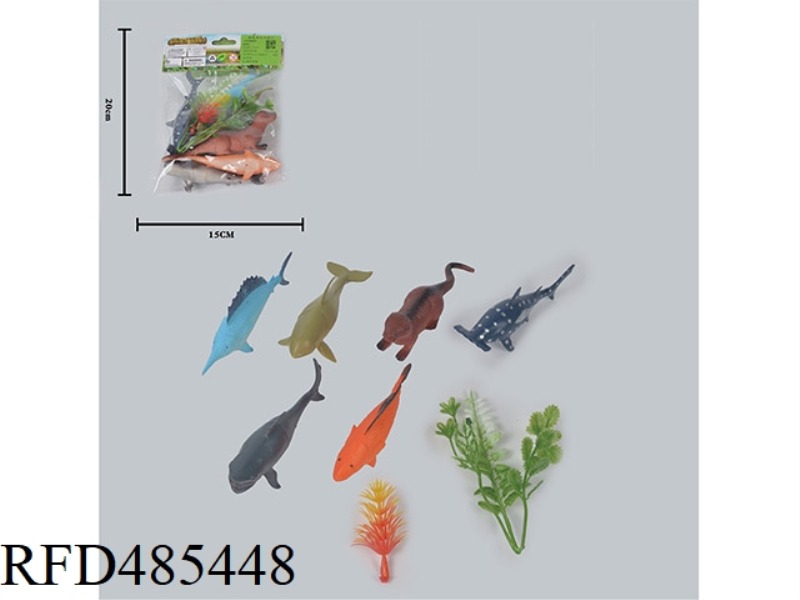 SIMULATION OF WILD ANIMALS SOLID 6 OCEAN SUIT