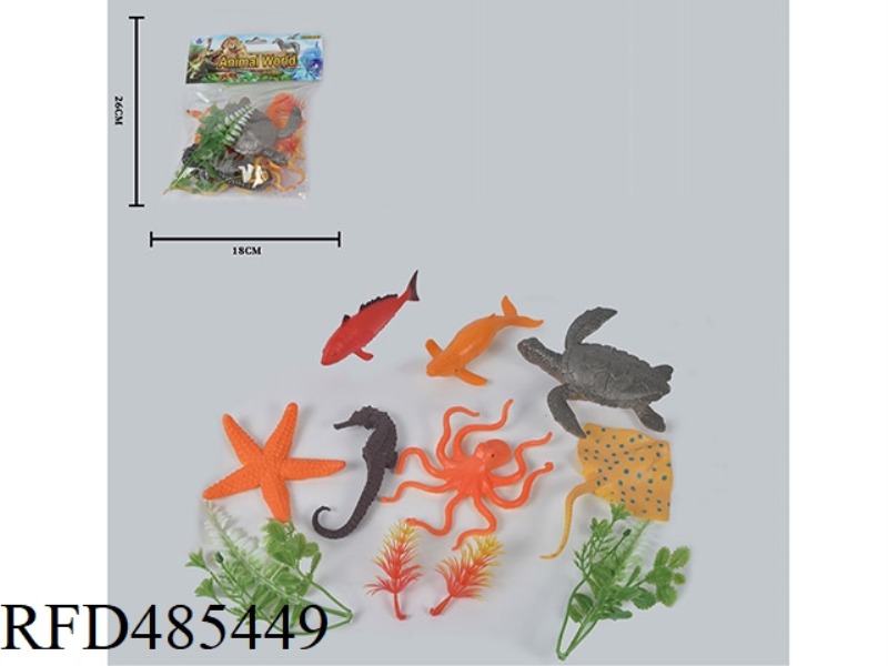 SIMULATION OF WILD ANIMALS SOLID 7 OCEAN SUIT