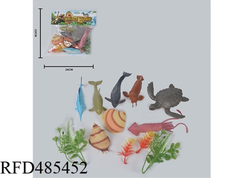 SIMULATION OF WILD ANIMALS SOLID 8 OCEAN SUIT