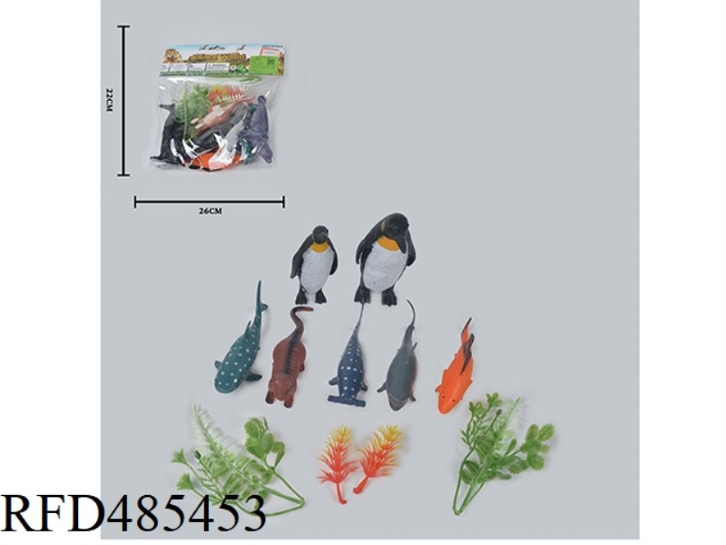 SIMULATION OF WILD ANIMALS SOLID 8 OCEAN SUIT