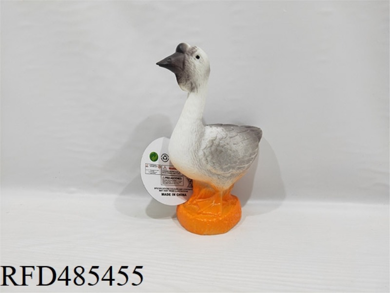 SIMULATED WILD ANIMAL SOLID MODEL TOY GOOSE (WITH COVER)