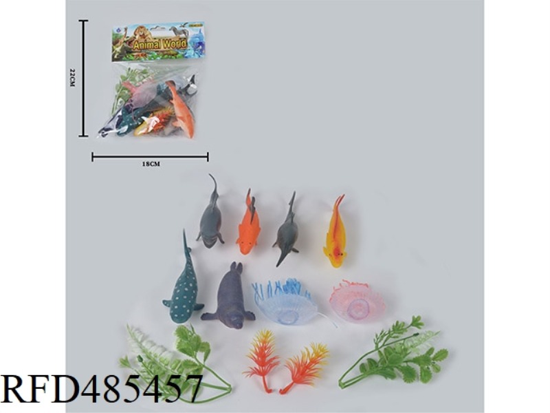SIMULATION OF WILD ANIMALS SOLID 8 OCEAN SUIT