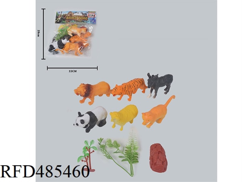 SIMULATION OF WILD ANIMALS SOLID ANIMALS (6)