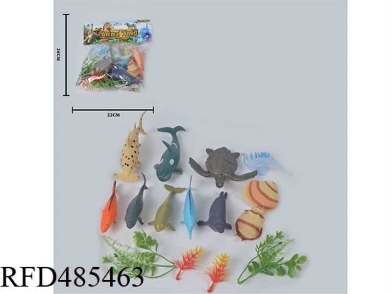 SIMULATION OF WILD ANIMALS SOLID 11 OCEAN SUIT