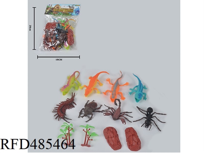 SIMULATION OF WILD ANIMALS SOLID MODEL TOYS SMALL ANIMALS