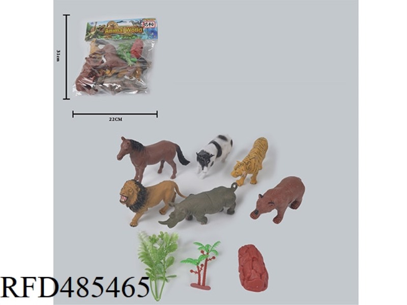 SIMULATION OF WILD ANIMALS SOLID ANIMALS (6)