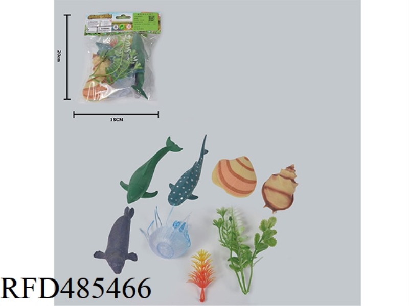 SIMULATION OF WILD ANIMALS SOLID 6 OCEAN SUIT