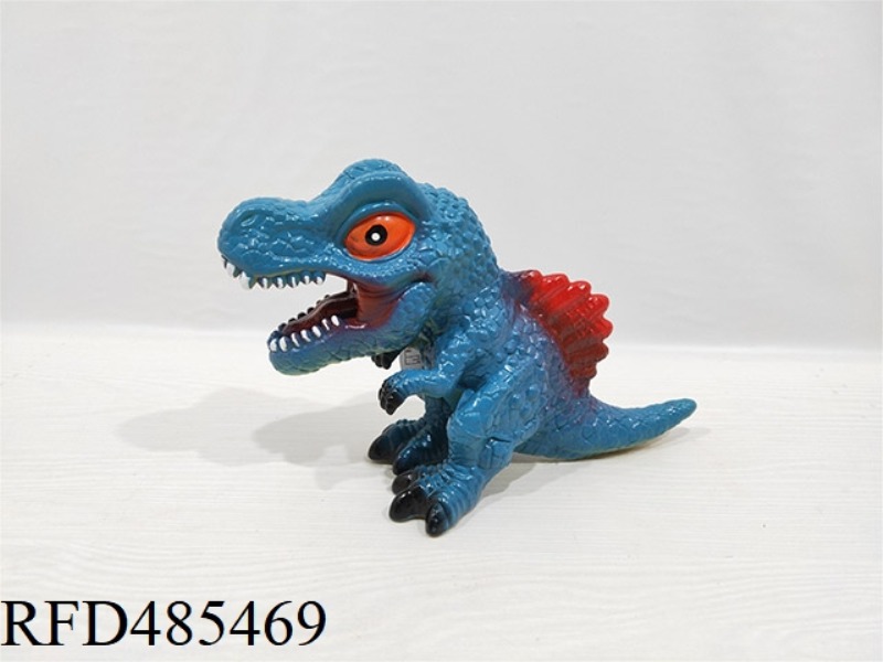 SIMULATED WILDLIFE DINOSAUR SOLID MODEL TOY JURASSIC SIMULATION HORNED DRAGON (WITH WHISTLE)