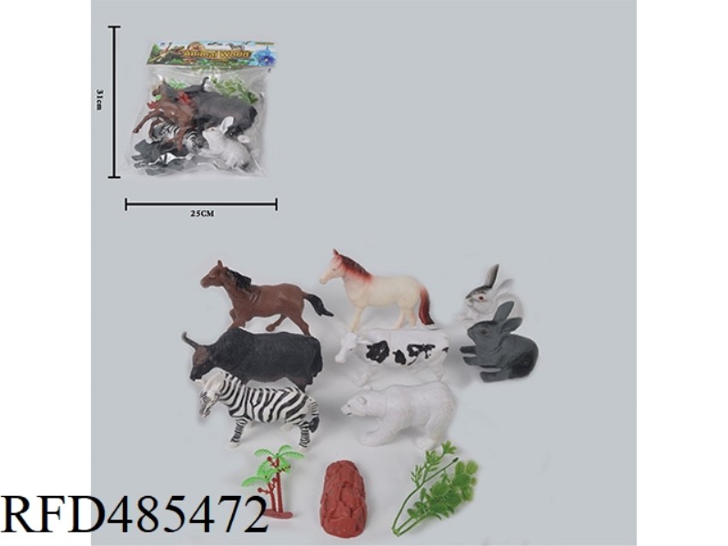 SIMULATION OF WILD ANIMALS SOLID ANIMALS (8)