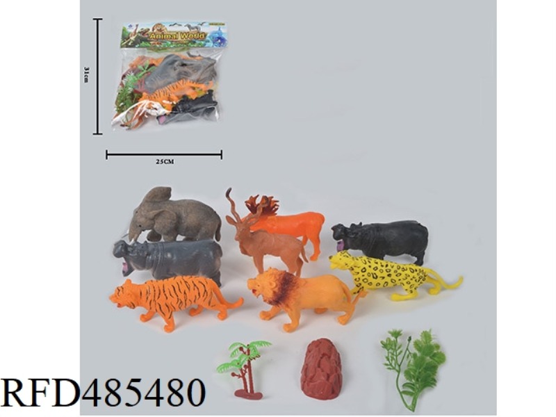SIMULATION OF WILD ANIMALS SOLID ANIMALS (8)