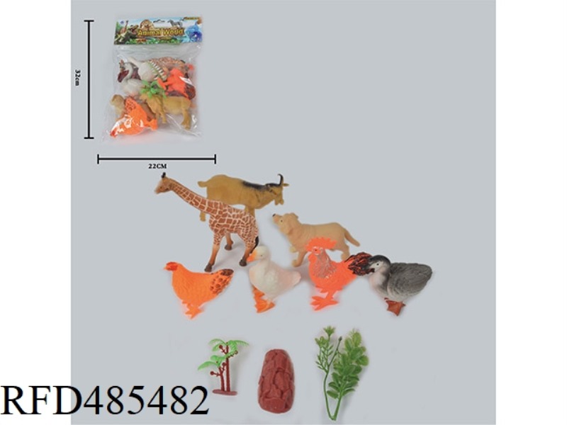 SIMULATION OF WILD ANIMALS SOLID ANIMALS (7)