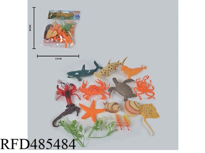 SIMULATION OF WILD ANIMALS SOLID 12 OCEAN SUIT