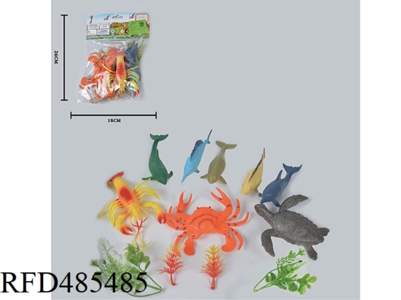 SIMULATION OF WILD ANIMALS SOLID 8 OCEAN SUIT