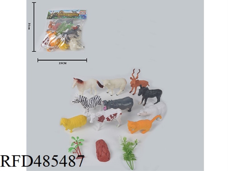SIMULATION OF WILD ANIMALS SOLID ANIMALS (10)