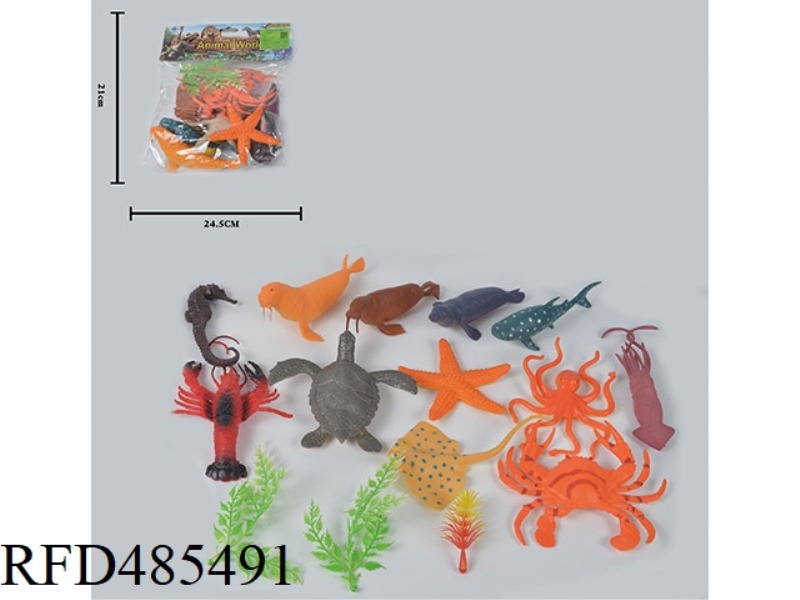 SIMULATED WILD ANIMALS SOLID MARINE ANIMALS