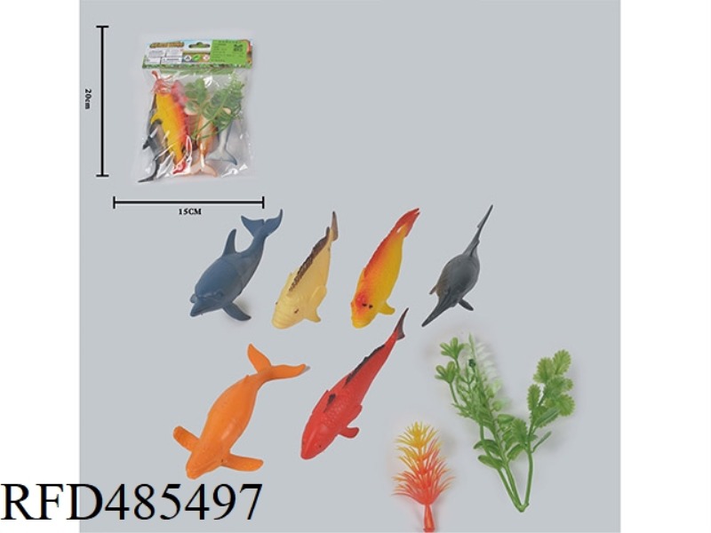 SIMULATION OF WILD ANIMALS SOLID 6 OCEAN SUIT