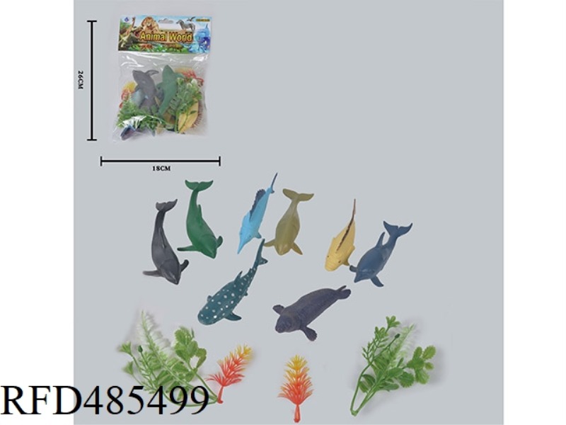 SIMULATION OF WILD ANIMALS SOLID 8 OCEAN SUIT