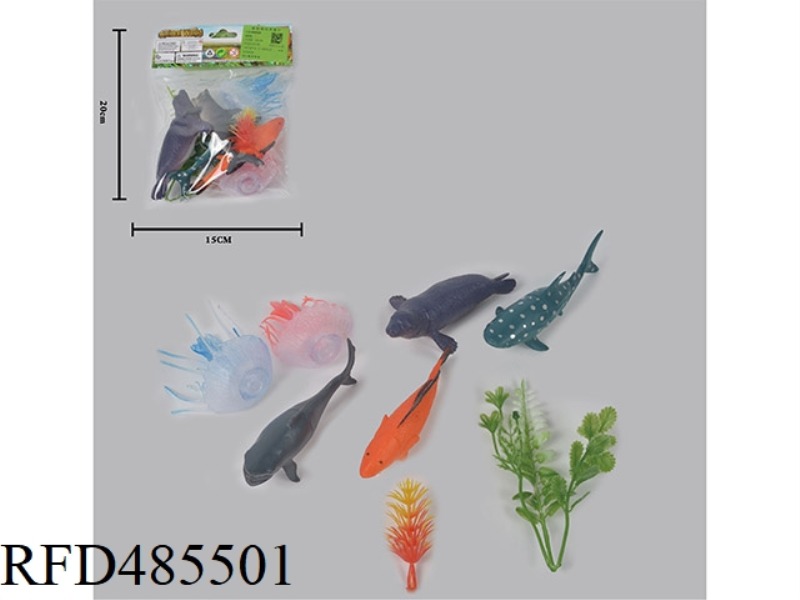 SIMULATION OF WILD ANIMALS SOLID 6 OCEAN SUIT