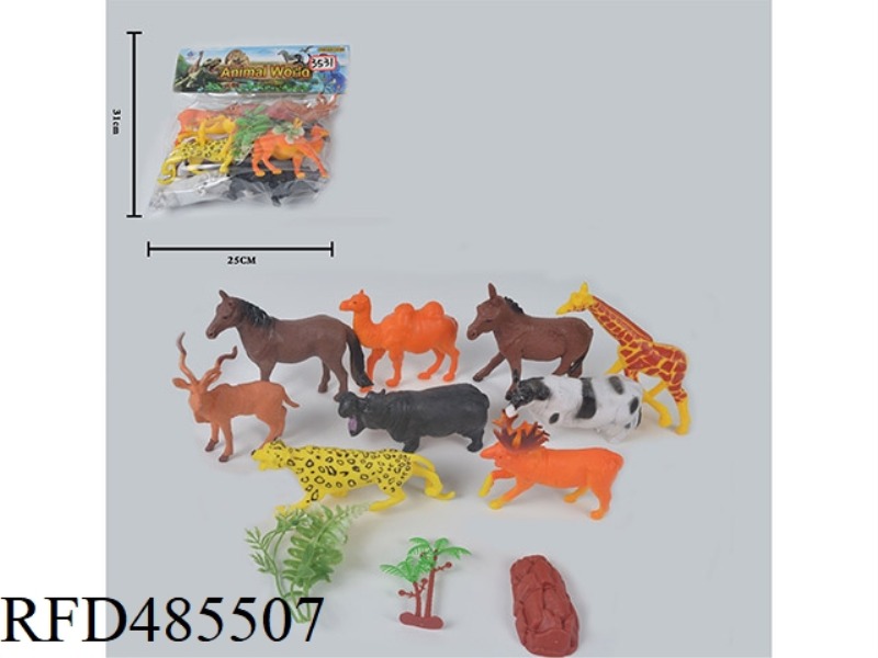SIMULATION OF WILD ANIMALS SOLID ANIMALS (9)