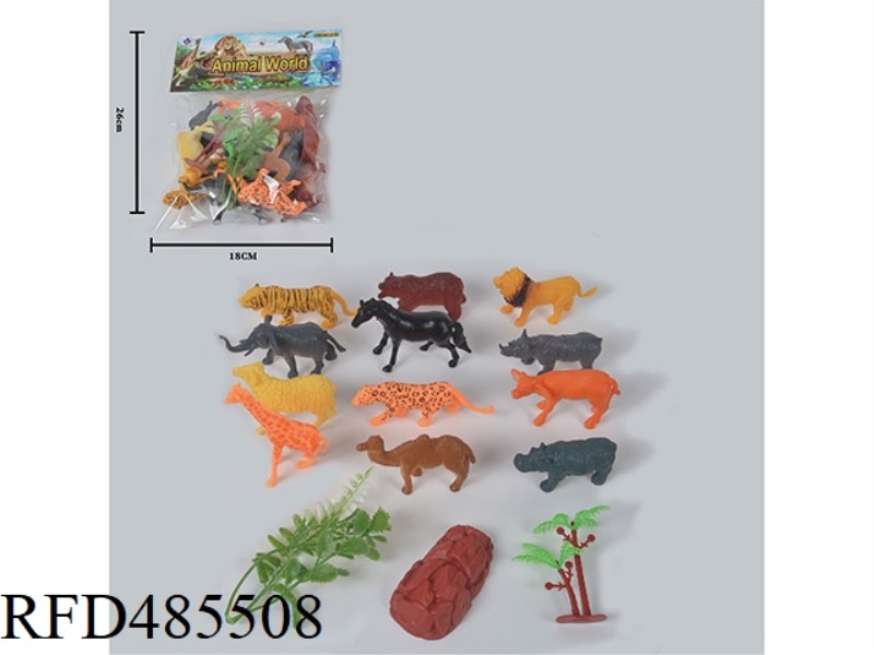 SIMULATION OF WILD ANIMALS SOLID 12 ZODIAC