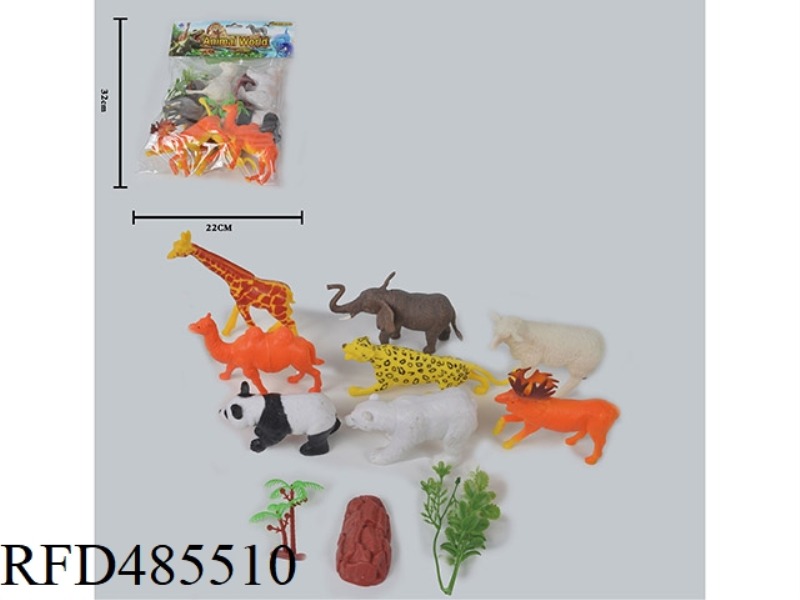 SIMULATION OF WILD ANIMALS SOLID ANIMALS (8)