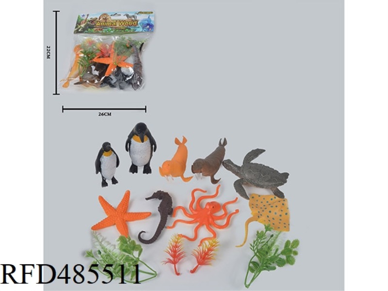SIMULATION OF WILD ANIMALS SOLID 9 MARINE SUITS
