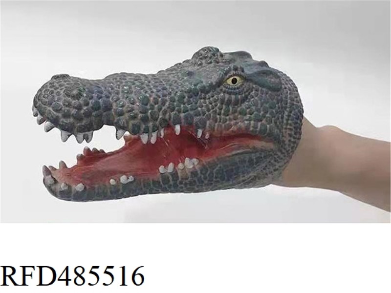 SIMULATED WILD ANIMAL TOY GLOVE CROCODILE (WITHOUT IC)
