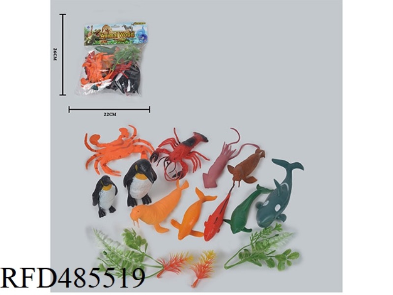 SIMULATION OF WILD ANIMALS SOLID 11 OCEAN SUIT