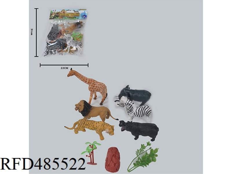 SIMULATION OF WILD ANIMALS SOLID ANIMALS (6)