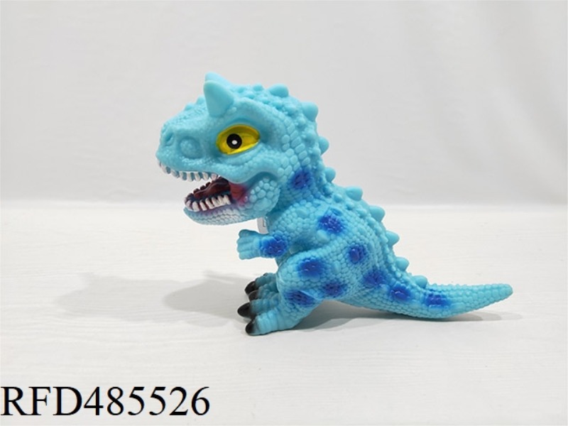 JURASSIC HORNED DRAGON (WITH WHISTLE), A SOLID MODEL TOY SIMULATING WILD ANIMALS AND DINOSAURS