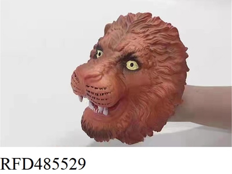SIMULATION OF WILD ANIMAL MODEL TOY GLOVES LION (WITHOUT IC)