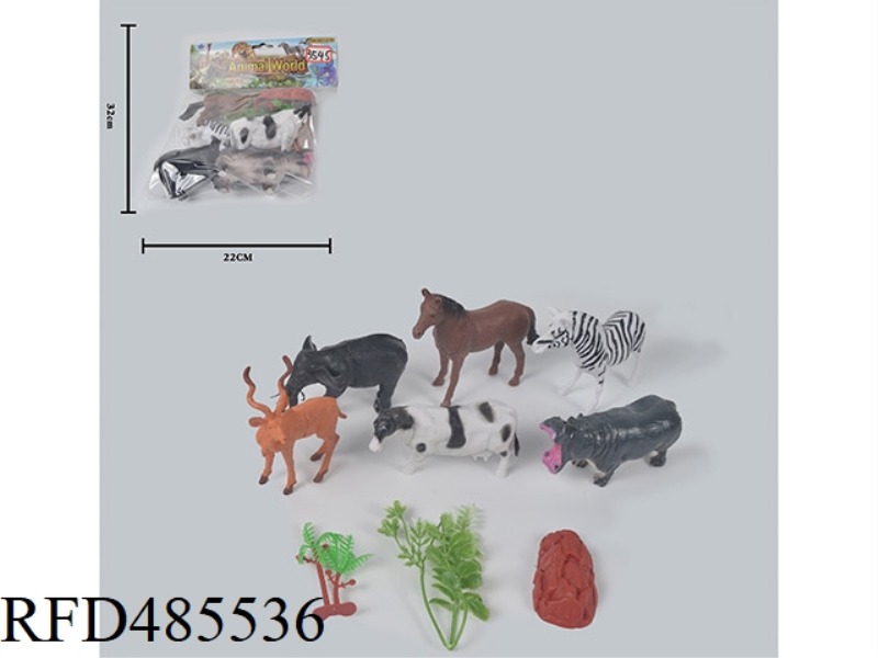 SIMULATION OF WILD ANIMALS SOLID ANIMALS (6)