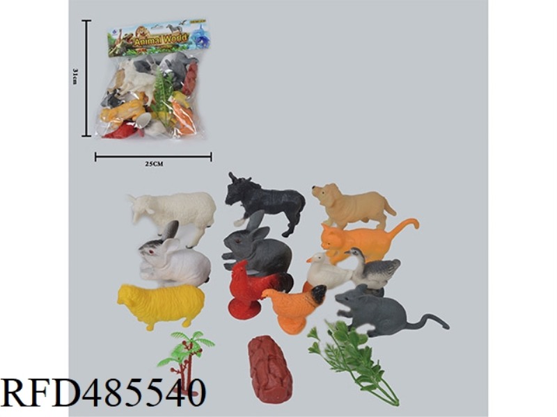 SIMULATION OF WILD ANIMALS SOLID ANIMALS (12)