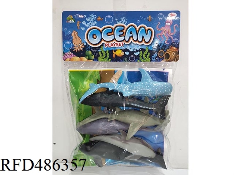 6 INCH OCEAN 6 BIRDS