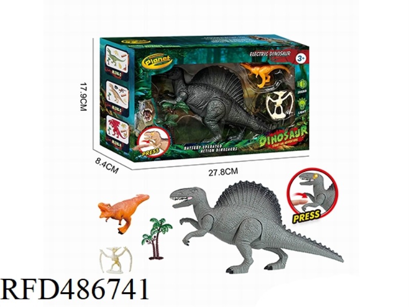 DINOSAUR SET (IC FEATURE RIDGEBACK LIGHT AND SOUND)