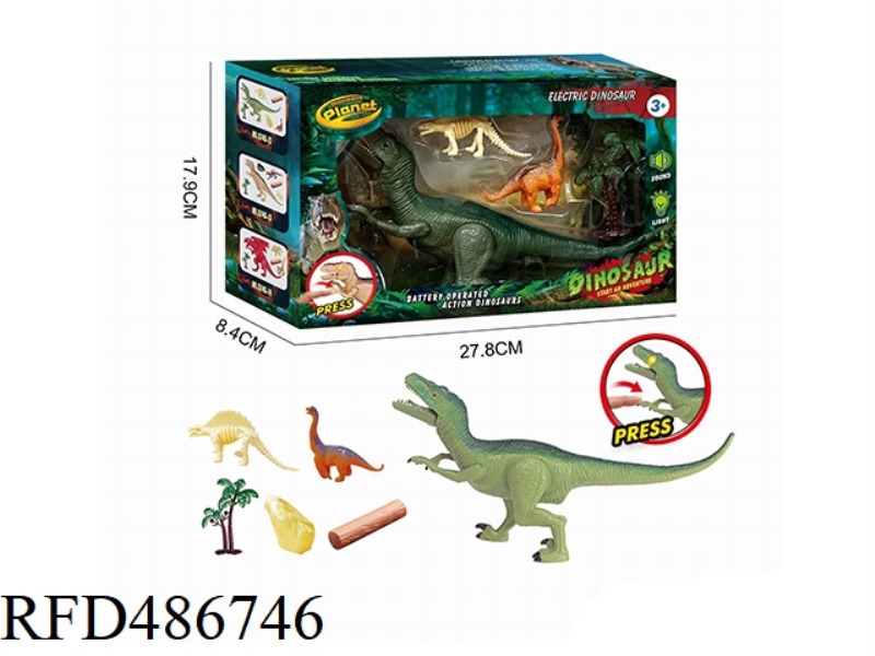 DINOSAUR SUIT (IC FEATURES RAPTOR LIGHTS AND SOUNDS)