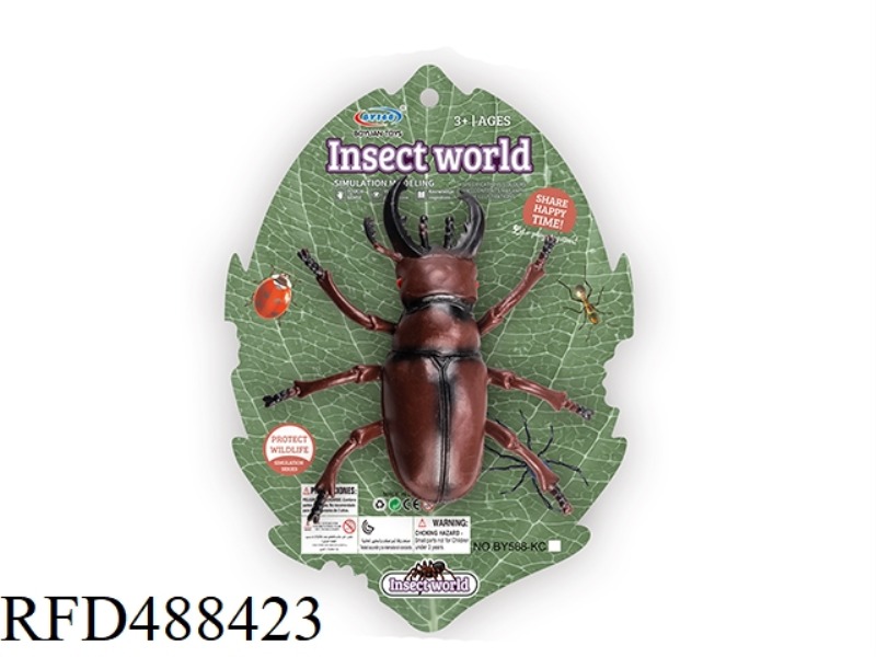 10-INCH INSECT (SPADE BEETLE)