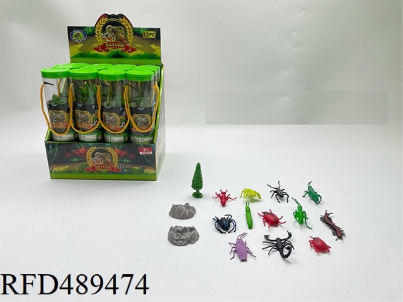 THERE ARE 12PCS OF SIMULATED INSECTS IN A SINGLE STYLE