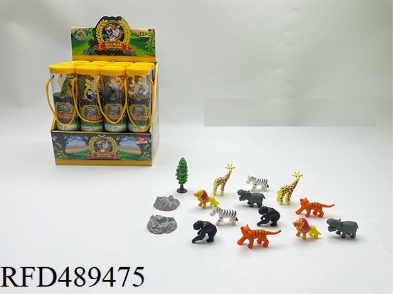 12PCS OF CARTOON ANIMAL