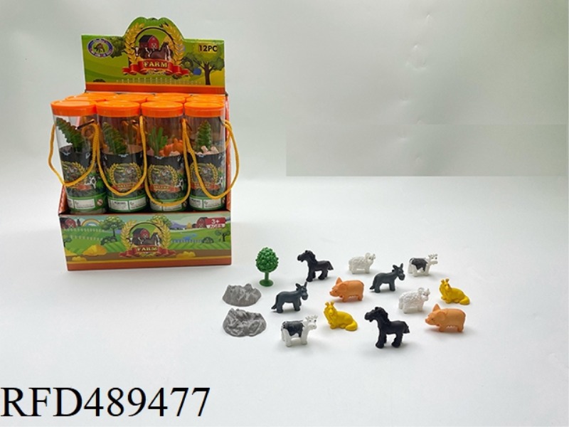 CARTOON FARM SINGLE STYLE 12PCS