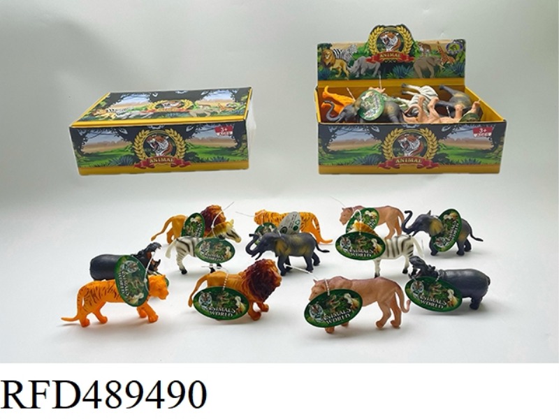 12PCS OF SINGLE TYPE OF SIMULATED ANIMAL