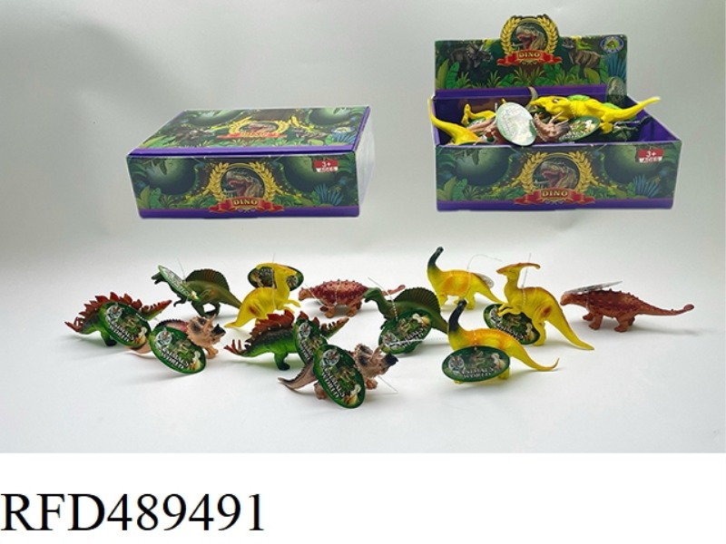 12PCS OF A SINGLE TYPE OF SIMULATION DINOSAUR