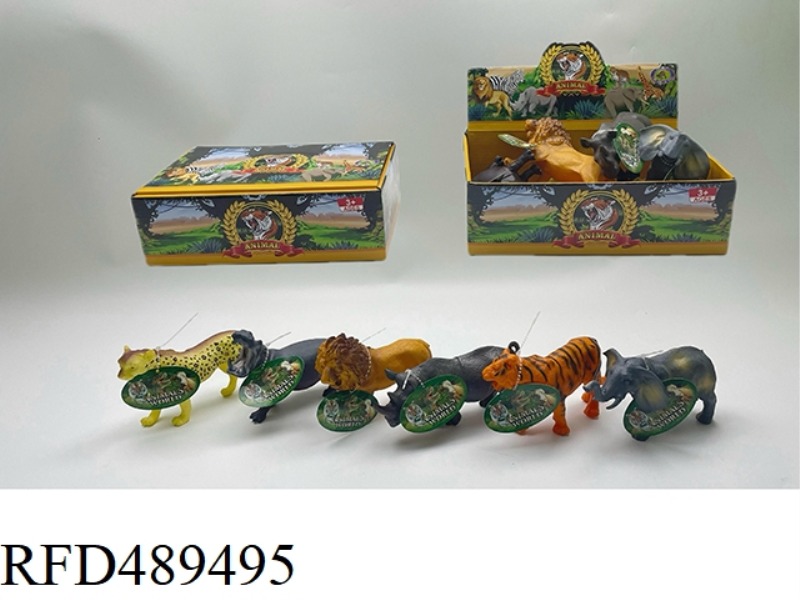 6PCS OF A SINGLE TYPE OF SIMULATED ANIMAL