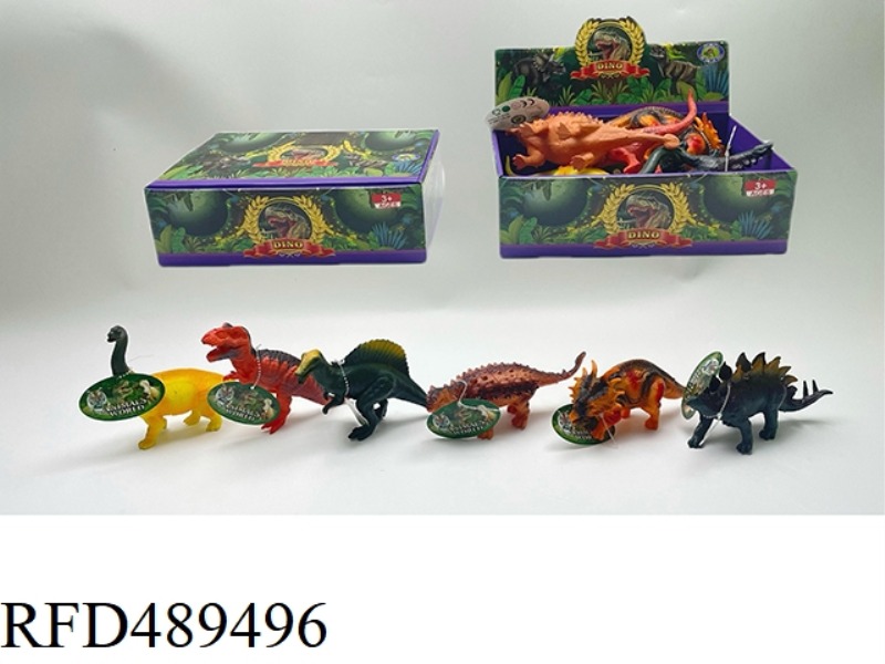6PCS OF A SINGLE TYPE OF SIMULATION DINOSAUR