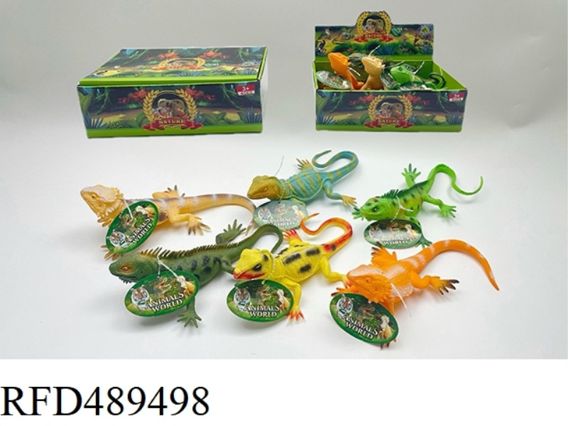 THE SIMULATION LIZARD IS 6PCS IN A SINGLE STYLE