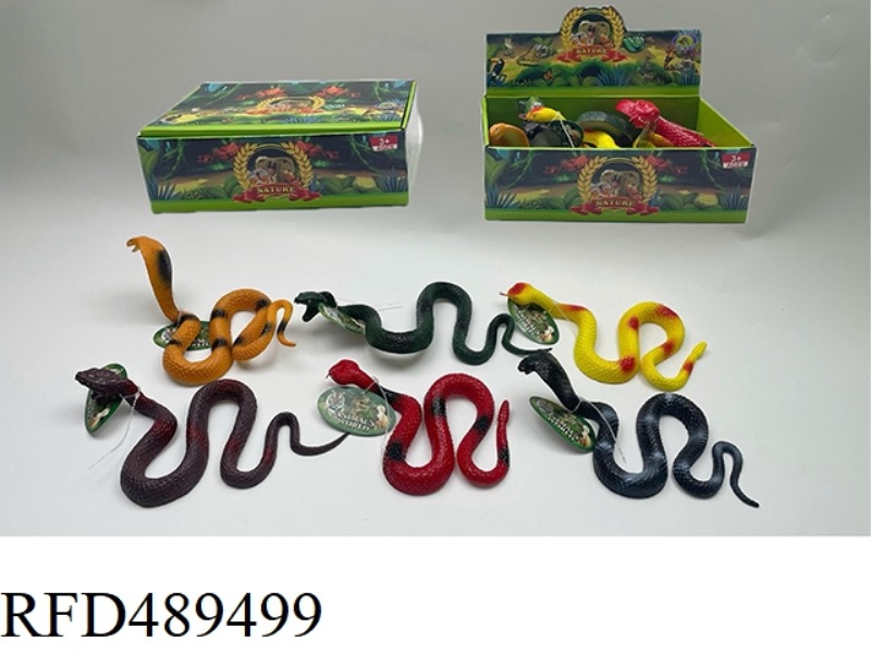 A SINGLE MODEL OF 6PCS SIMULATION SNAKE