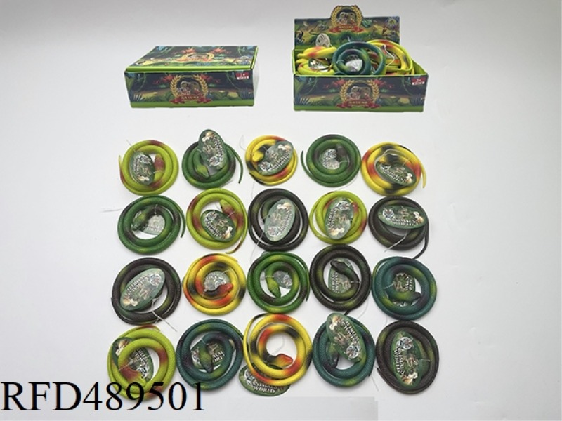 TPR SNAKE 65CM 20PCS SINGLE STYLE