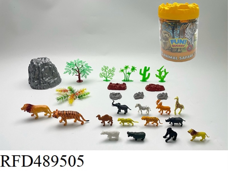 31PCS OF A SINGLE TYPE OF SIMULATED ANIMAL