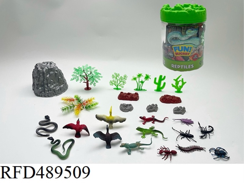 31PCS OF ONE MODEL OF SIMULATED INSECT/BIRD/SNAKE/LIZARD